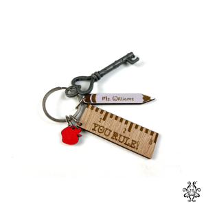 Teacher Keychain - You Rule