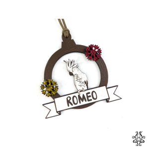 Christmas Pet Ornament - Cockatiel